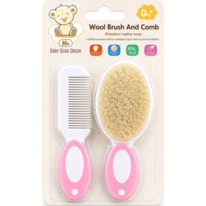 BBO CESALJ I CETKA SA PRIRODNIM VLASIMA - PINK (NURSERY)