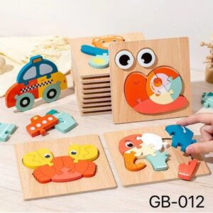 BBO DRVENA IGRACKA - PUZZLE SET 4kom (3g+) 24 DELA