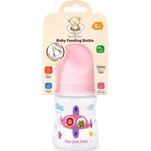 BBO FLASICA WIDE NECK (150ml) – PINK (NURSERY)