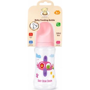 BBO FLASICA WIDE NECK (240ml) – PINK (NURSERY)