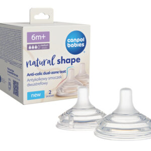 CANPOL BABIES CUCLA ANTIKOLIK DUAL ZONE  6M+ NATURAL 2KOM 21/752
