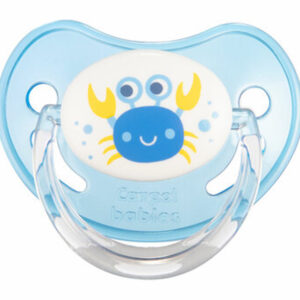 CANPOL BABIES VARALICA ORTHODONTIC SILICONE 0-6M (1 pc) 22/506  LOVE & SEA - BLUE