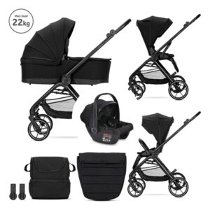 LORELLI KOLICA ZA BEBE VENICE 3U1 (22KG MAX) - BLACK