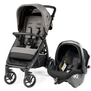 PEG PEREGO KOLICA BOOKLET 50 TRAVEL SISTEM -  CITY GREY I AUTOSEDISTE SLK BLACK